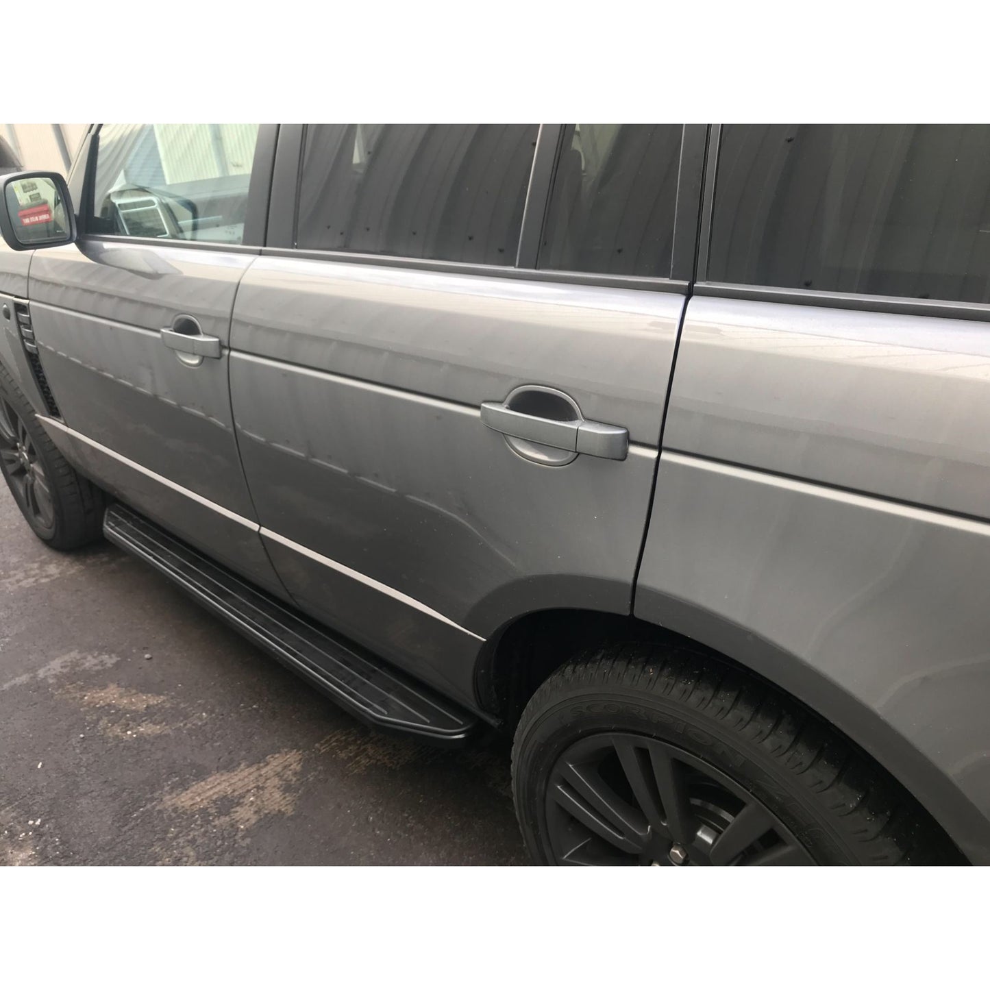 Direct4x4 Side Steps and Bars Black Raptor Side Steps Running Boards for Range Rover Vogue 2002-2012 (L322)