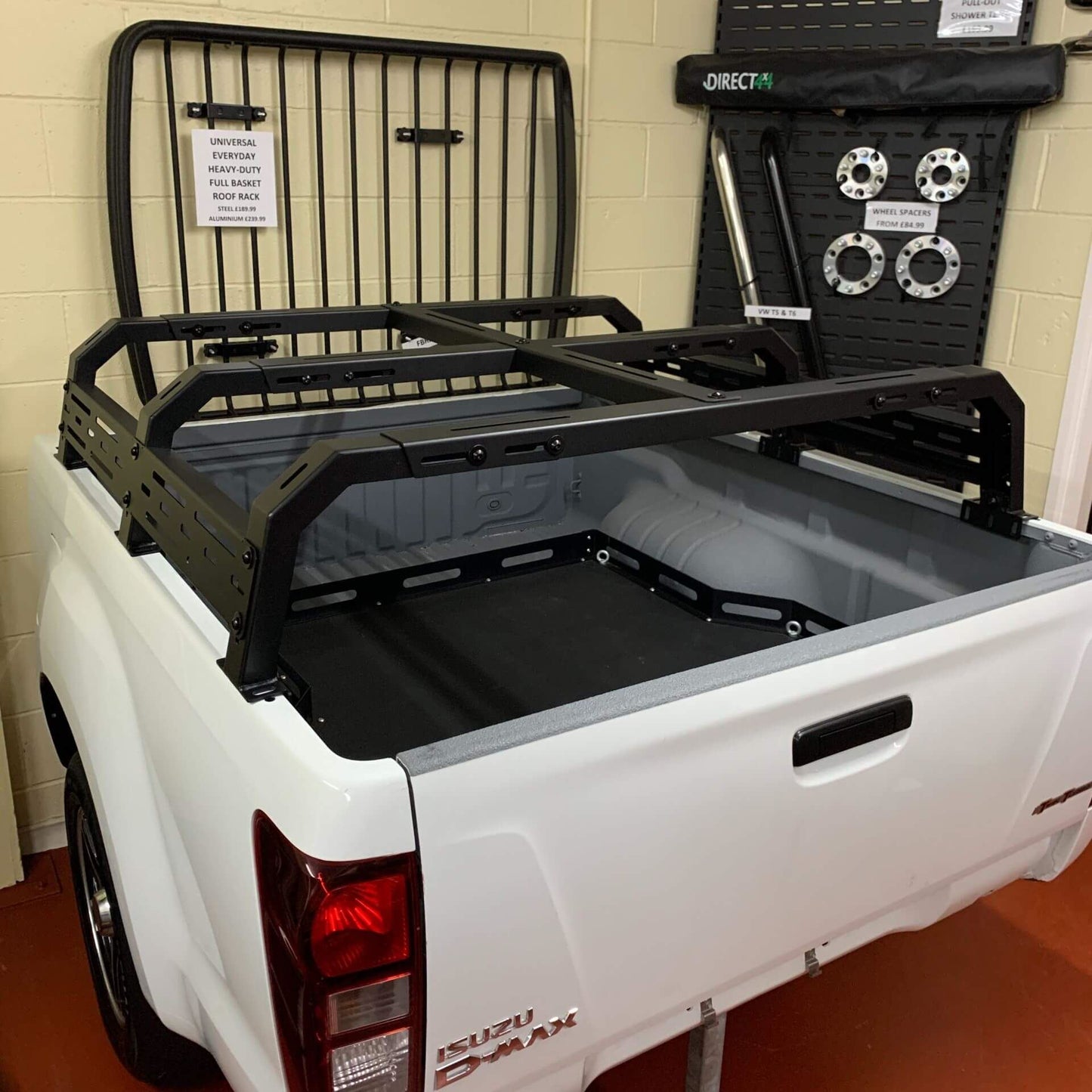 Direct4x4 Pickup Truck Cargo Racks Low Height Adjustable Load Bed Roof Tent Cargo Rack for Nissan Navara D40 06-15