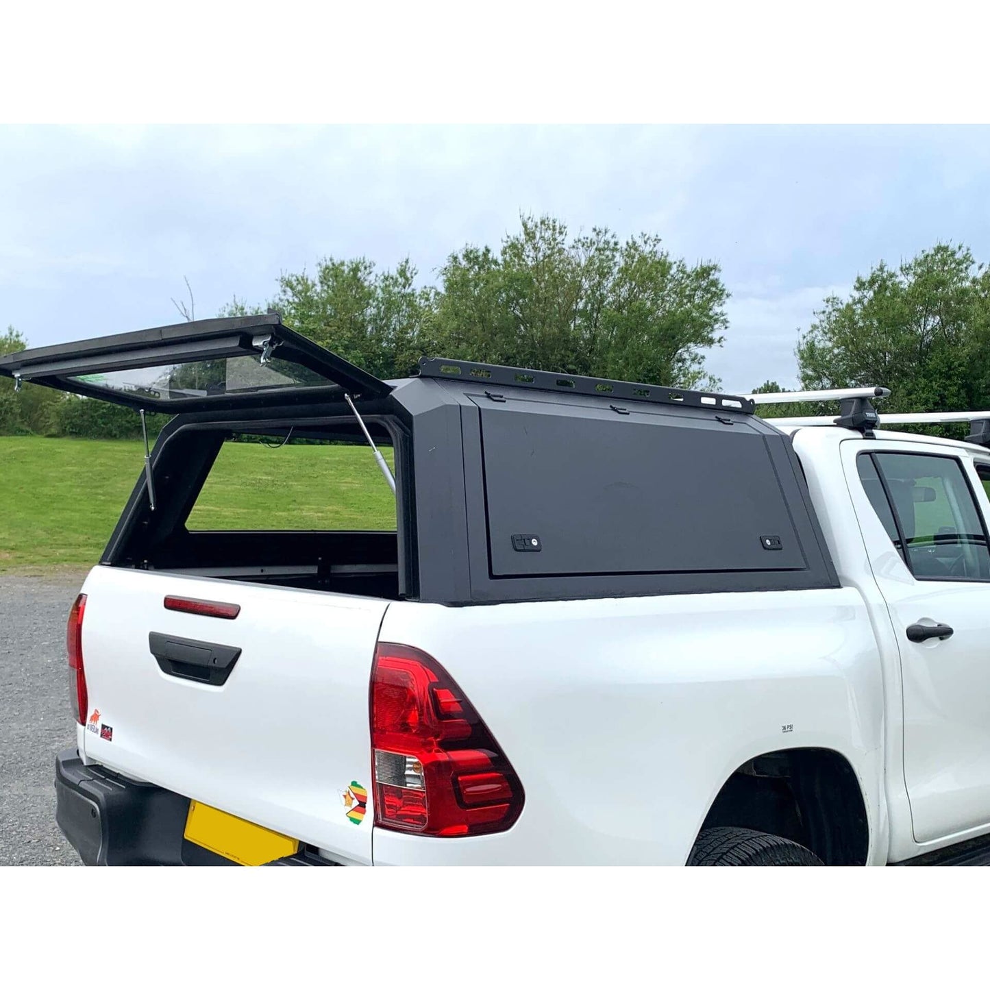 Direct4x4 Pickup Truck Hardtop Canopies Steel Expedition Load Bed Canopy for the Toyota Hilux 2016+ Double Cab