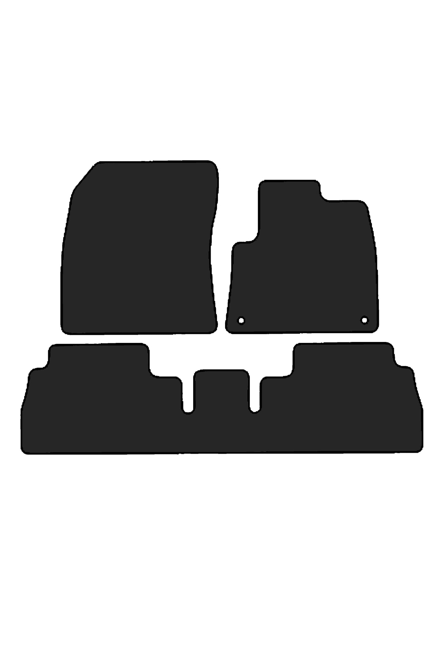 Turtle Covers Mats Tailored Rubber Mats Fits Peugeot Partner 2018+ Tailored Rubber Mats