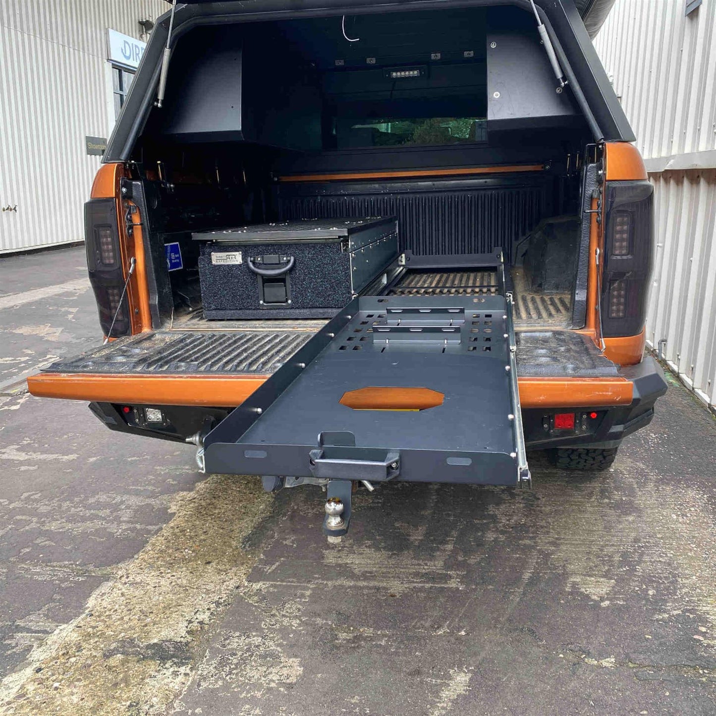 Direct4x4 Slideout Cargo Trays 1300mm Fully Extendable Heavy Duty Vehicle Utility Drawer System Slideout Tray