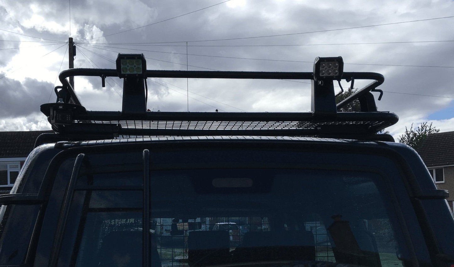Direct4x4 Roof Racks Expedition Steel Front Basket Roof Rack for Land Rover Discovery 1 and 2