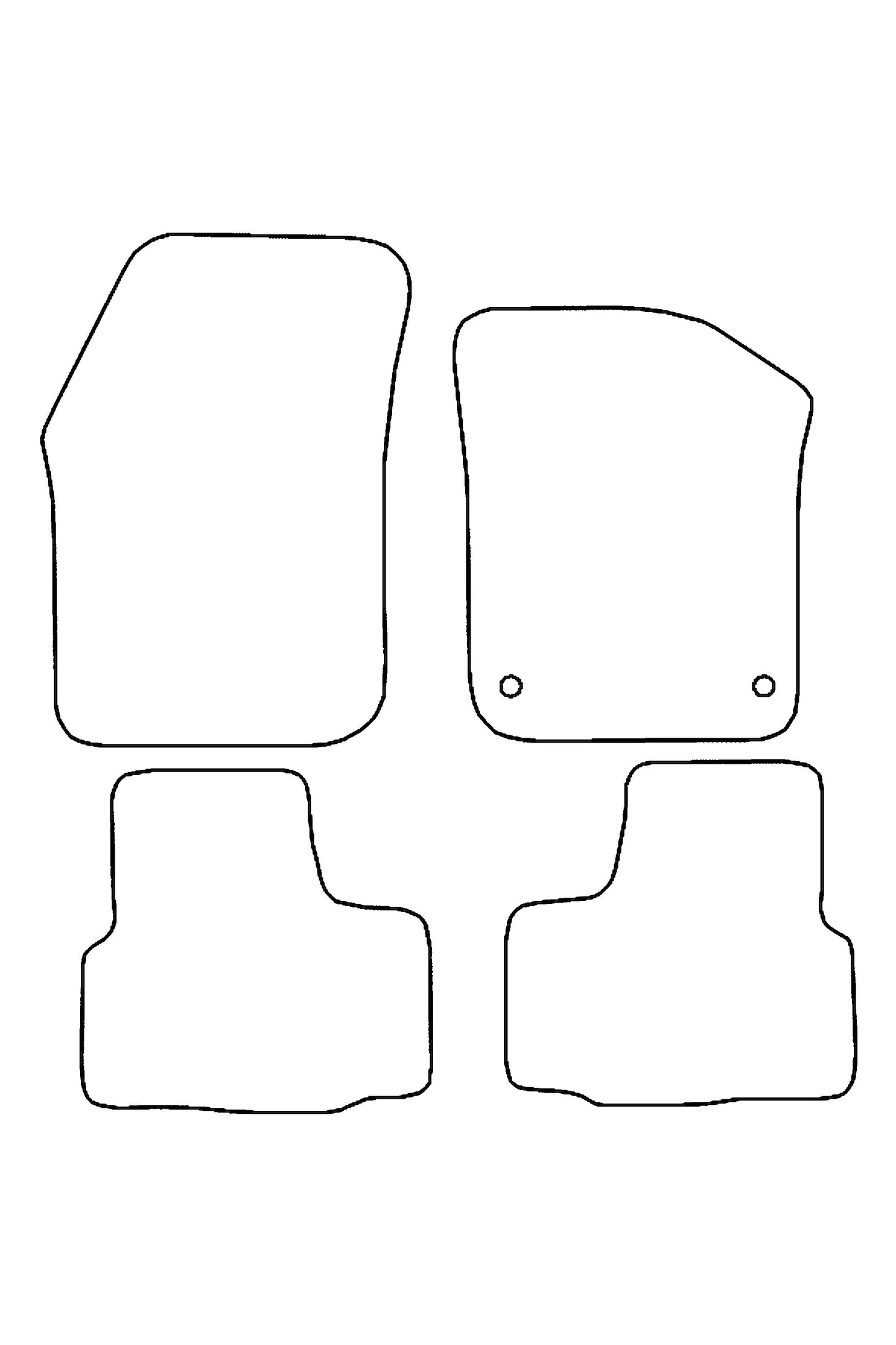 Turtle Covers Mats Tailored Rubber Mats Fits SEAT Mii 2012-2019 Tailored Rubber Mats