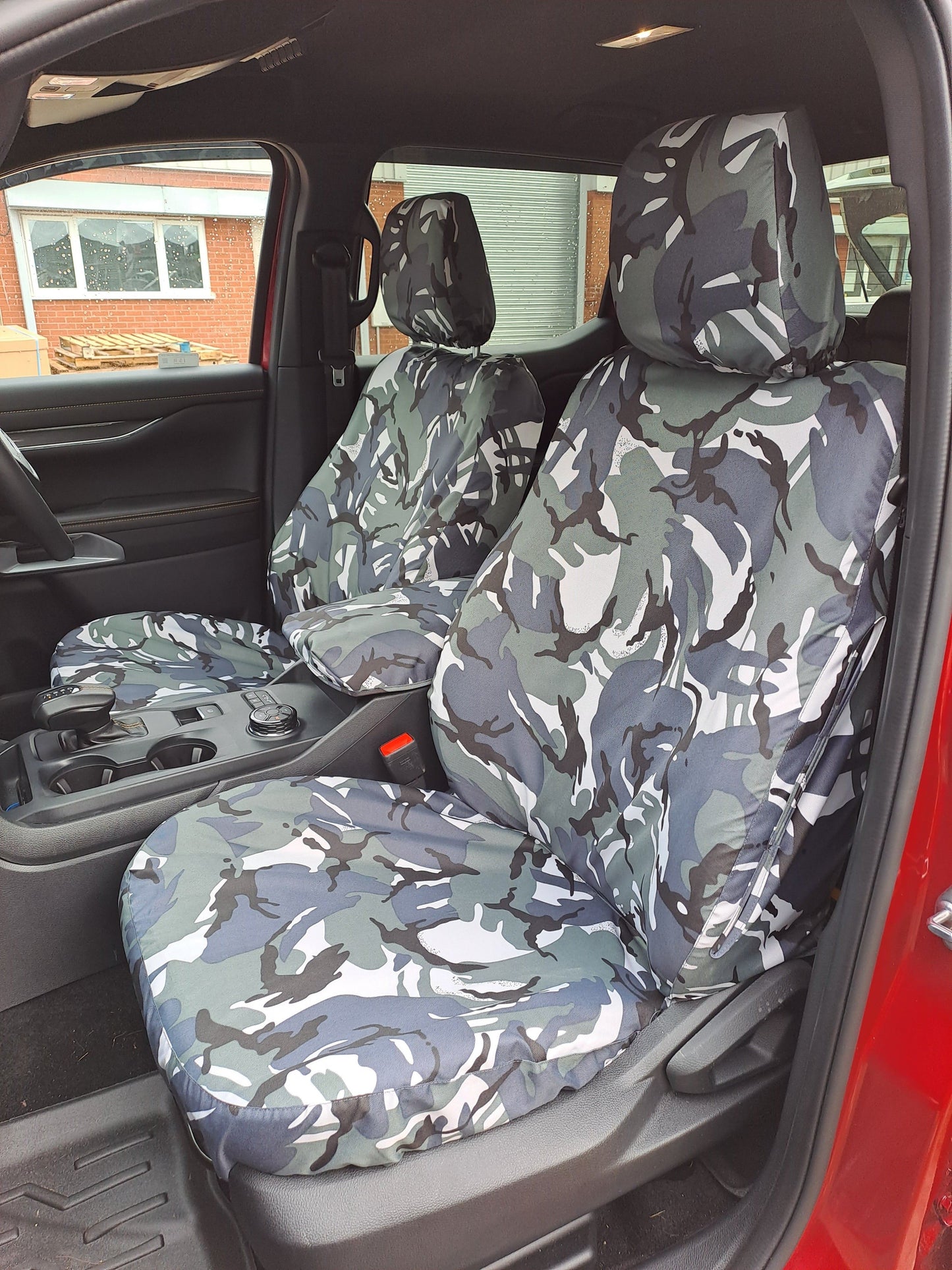 Turtle Covers Seats Tailored Seat Covers Fits Ford Ranger Wildtrak 2022+ Right Hand Drive Front Pair Urban Camo