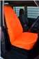 Turtle Covers Seats Universal Seat Covers Small Universal Car & Van Seat Covers Right Hand Drive Single Orange