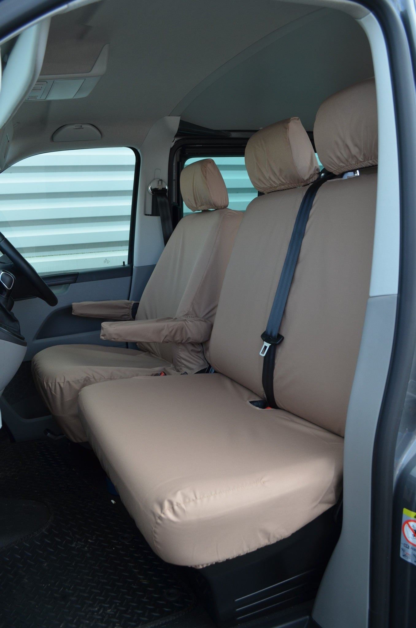 Turtle Covers Seats Tailored Seat Covers Fits VW Volkswagen e-Transporter 2020+ Front Seat Covers