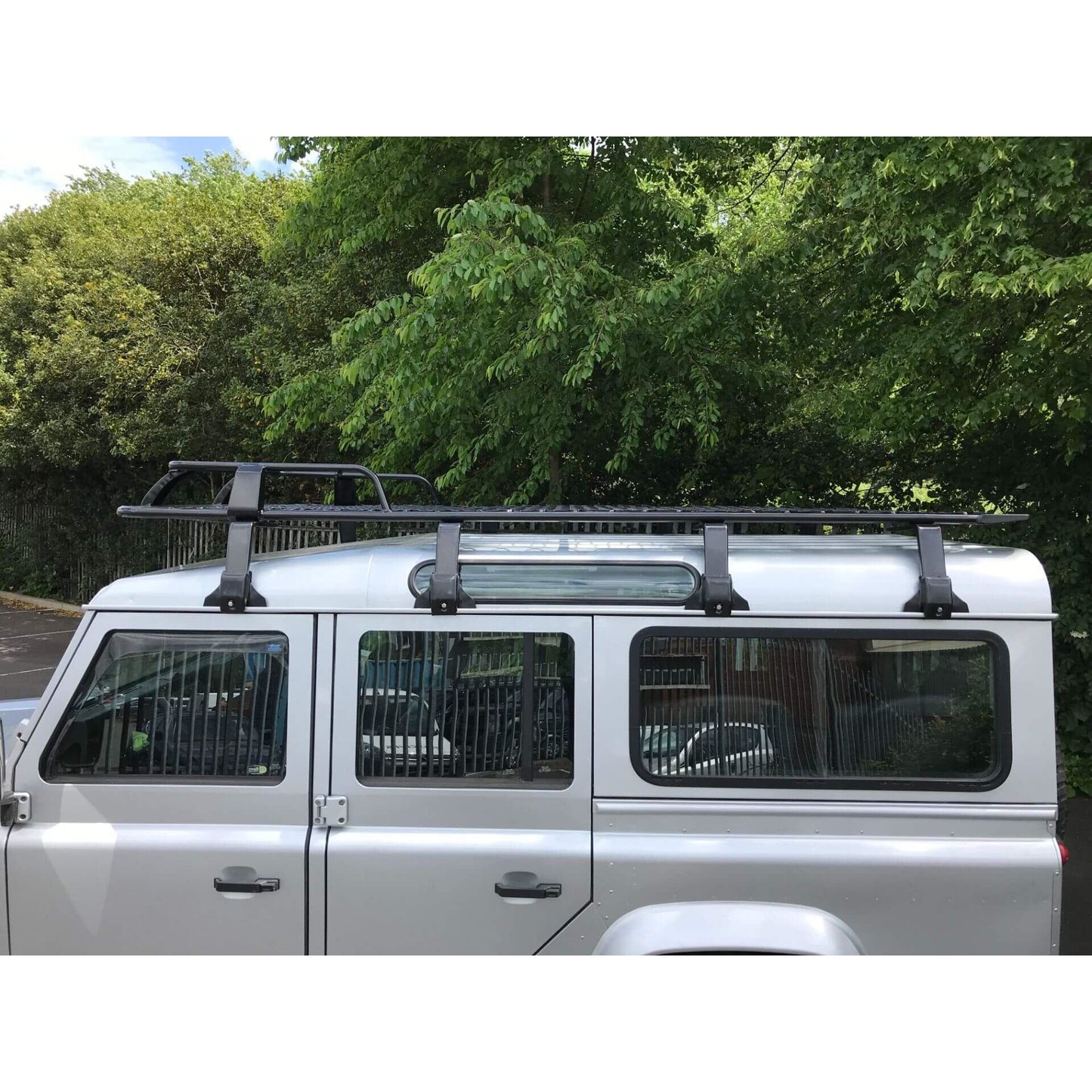 Direct4x4 Roof Racks Expedition Aluminium Front Basket Roof Rack - Land Rover Defender 110 1971-2016