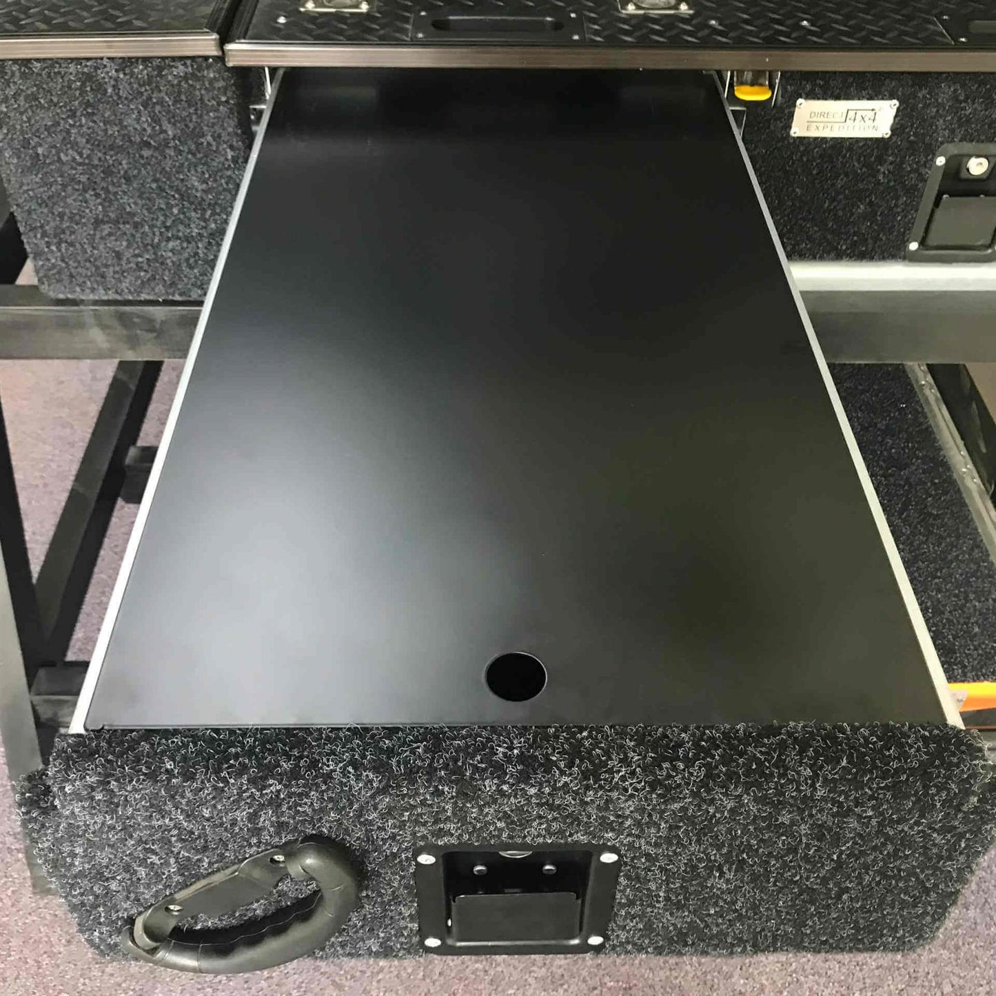 Direct4x4 Drawer Storage Systems Hinged Front Lip Protection Panel for Direct4x4 1300mm Expedition Drawer Systems