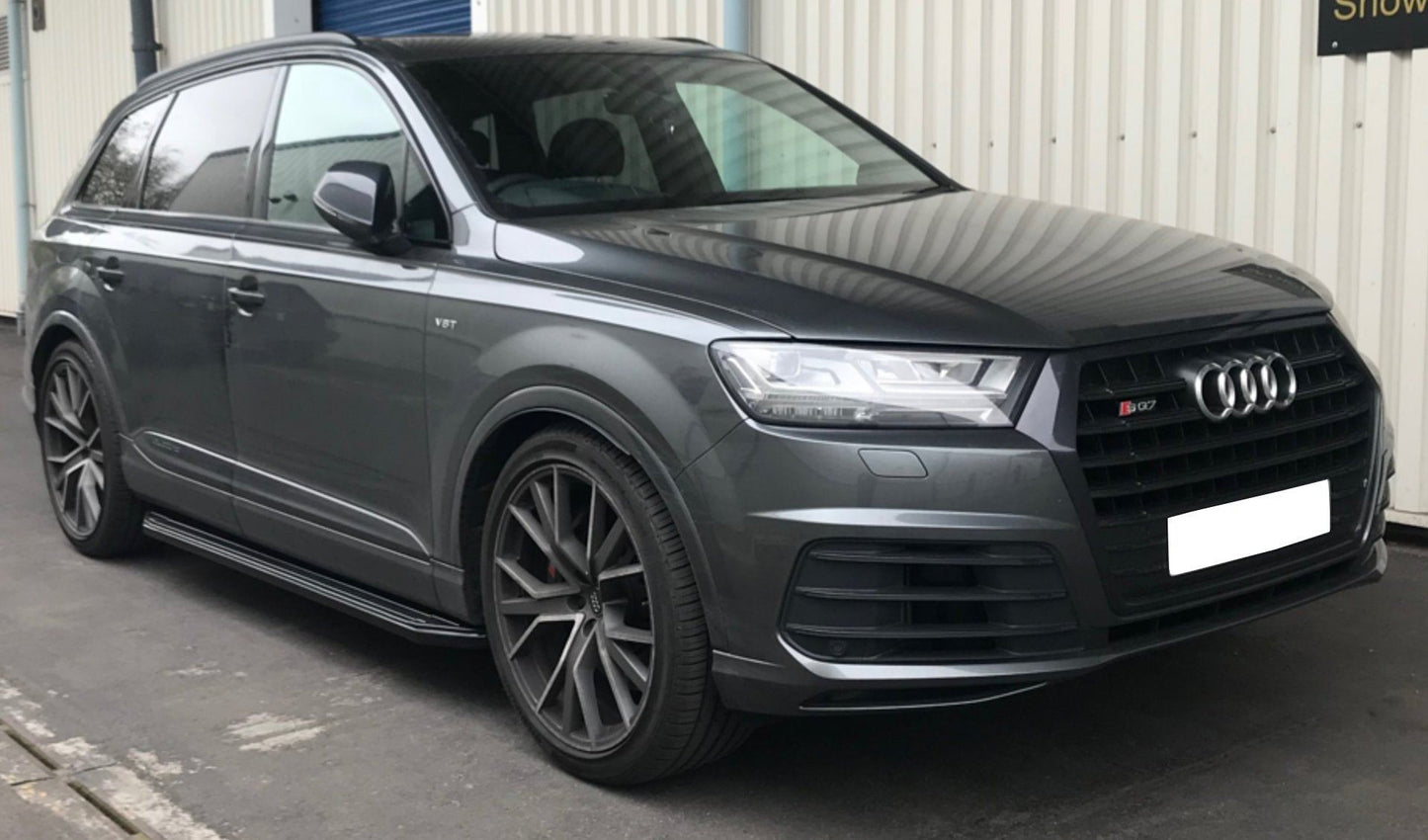 Direct4x4 Side Steps and Bars Black Raptor Side Steps Running Boards for Audi Q7 2020+