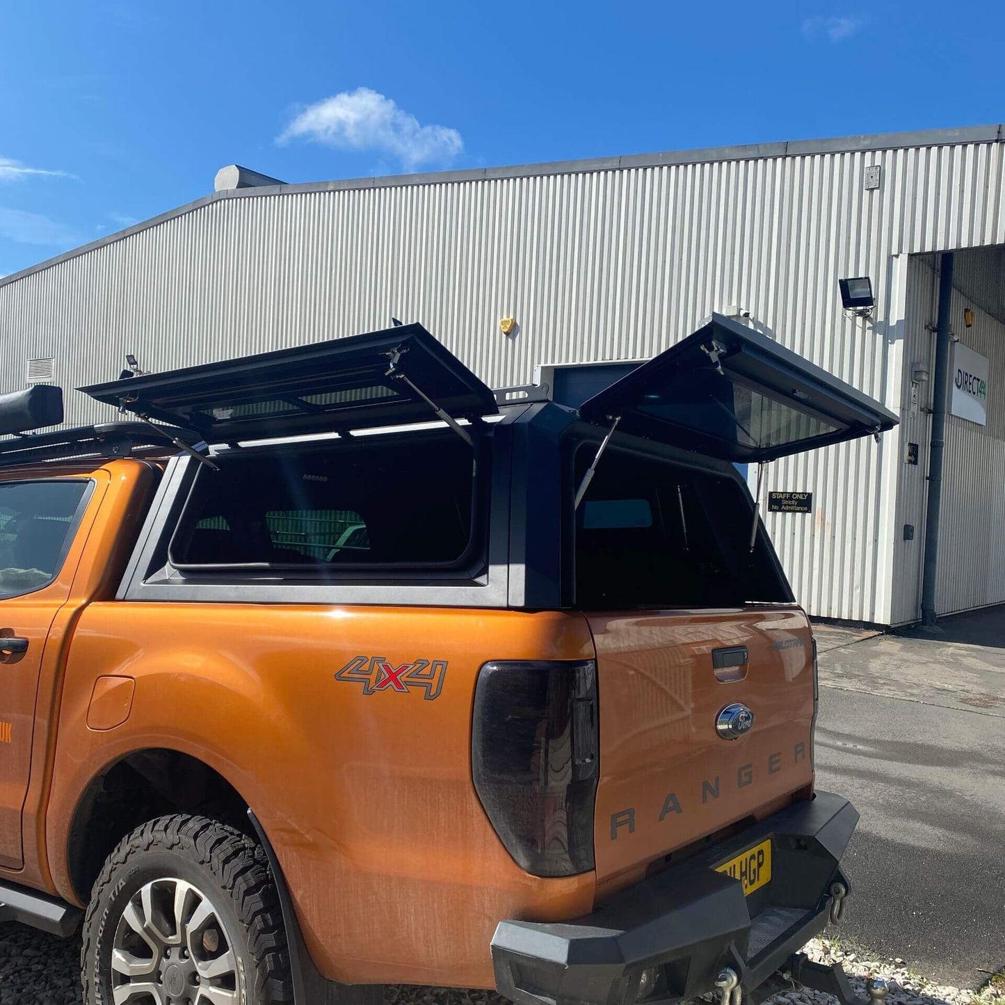 Direct4x4 Pickup Truck Hardtop Canopies Aluminium Expedition Load Bed Canopy for the Ford Ranger 2022+ MK4 T9 (P703) Double Cab