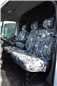 Turtle Covers Seats Tailored Seat Covers Fits Nissan NV400 Van 2011+ Tailored Front Seat Covers Right Hand Drive Non-Folding Fixed Seat & Base Urban Camo