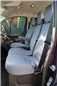 Turtle Covers Seats Tailored Seat Covers Fits Ford Custom Kombi 2018-2023 Tailored Seat Covers Right Hand Drive Driver's & Double Passenger NO Worktray Grey