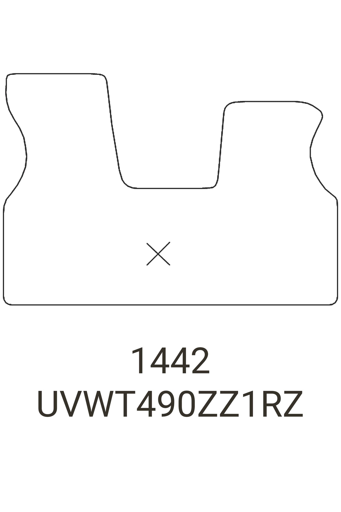 Turtle Covers Mats Tailored Rubber Mats Fits VW Volkswagen Transporter T4 1990-2003 Tailored Rubber Mats Front Right Hand Drive No Walkthrough