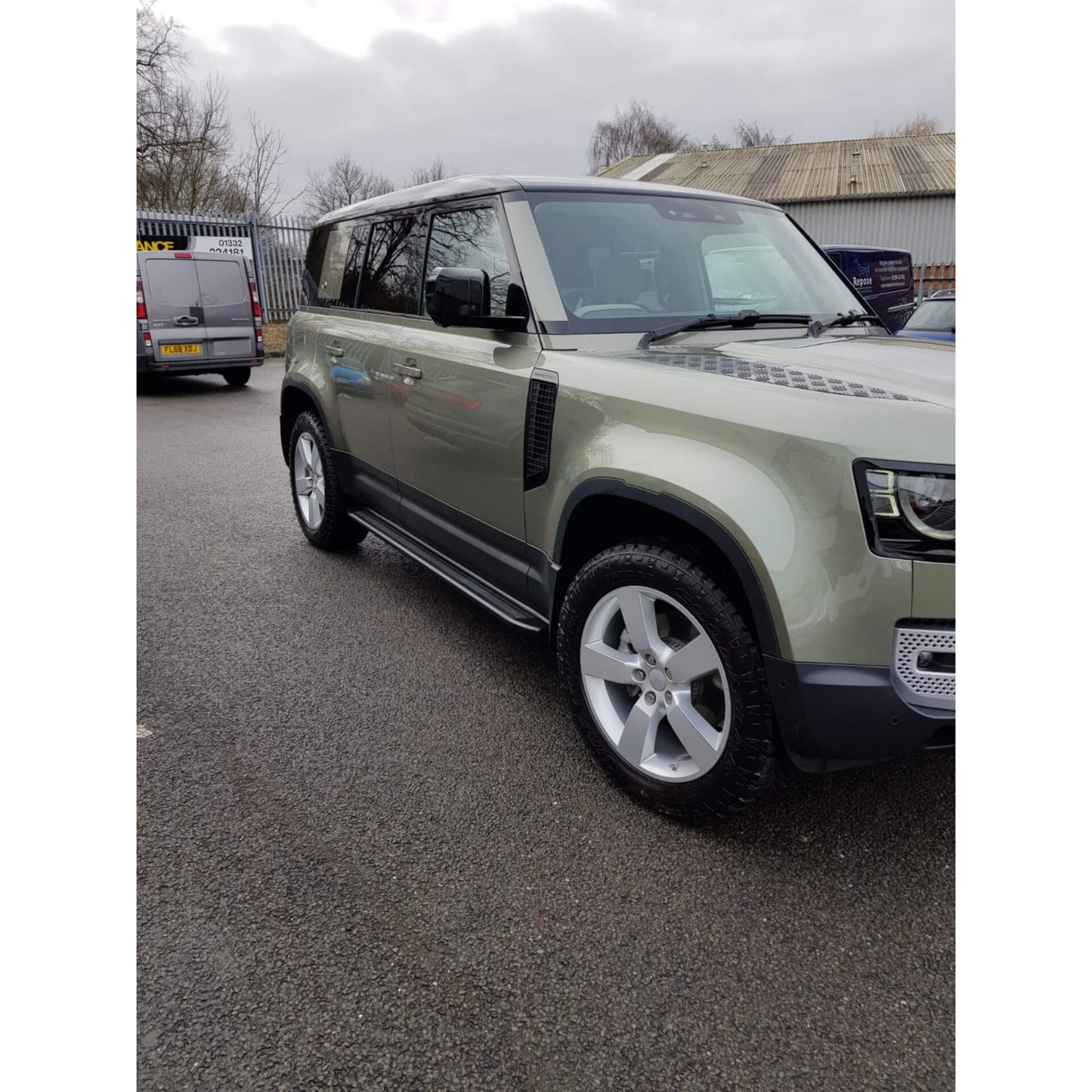 Direct4x4 Side Steps and Bars Orca Side Steps Running Boards for the Land Rover Defender 110 2020+