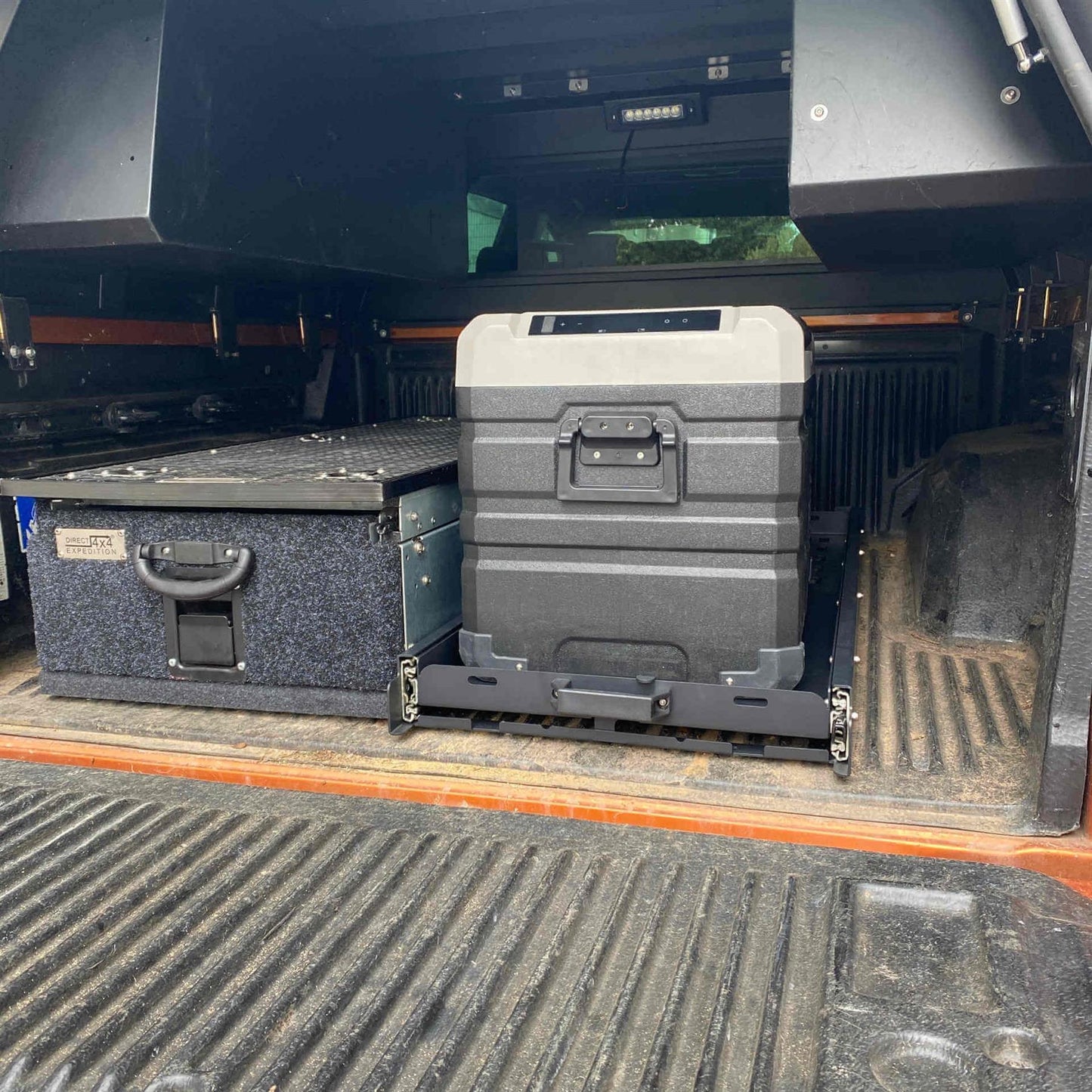 Direct4x4 Slideout Cargo Trays 1300mm Fully Extendable Heavy Duty Vehicle Utility Drawer System Slideout Tray