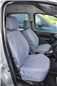 Turtle Covers Seats Tailored Seat Covers Fits Mercedes-Benz Citan Van 2013-2021 Seat Covers Right Hand Drive Driver's Seat and Non-Folding Passenger Seat Grey