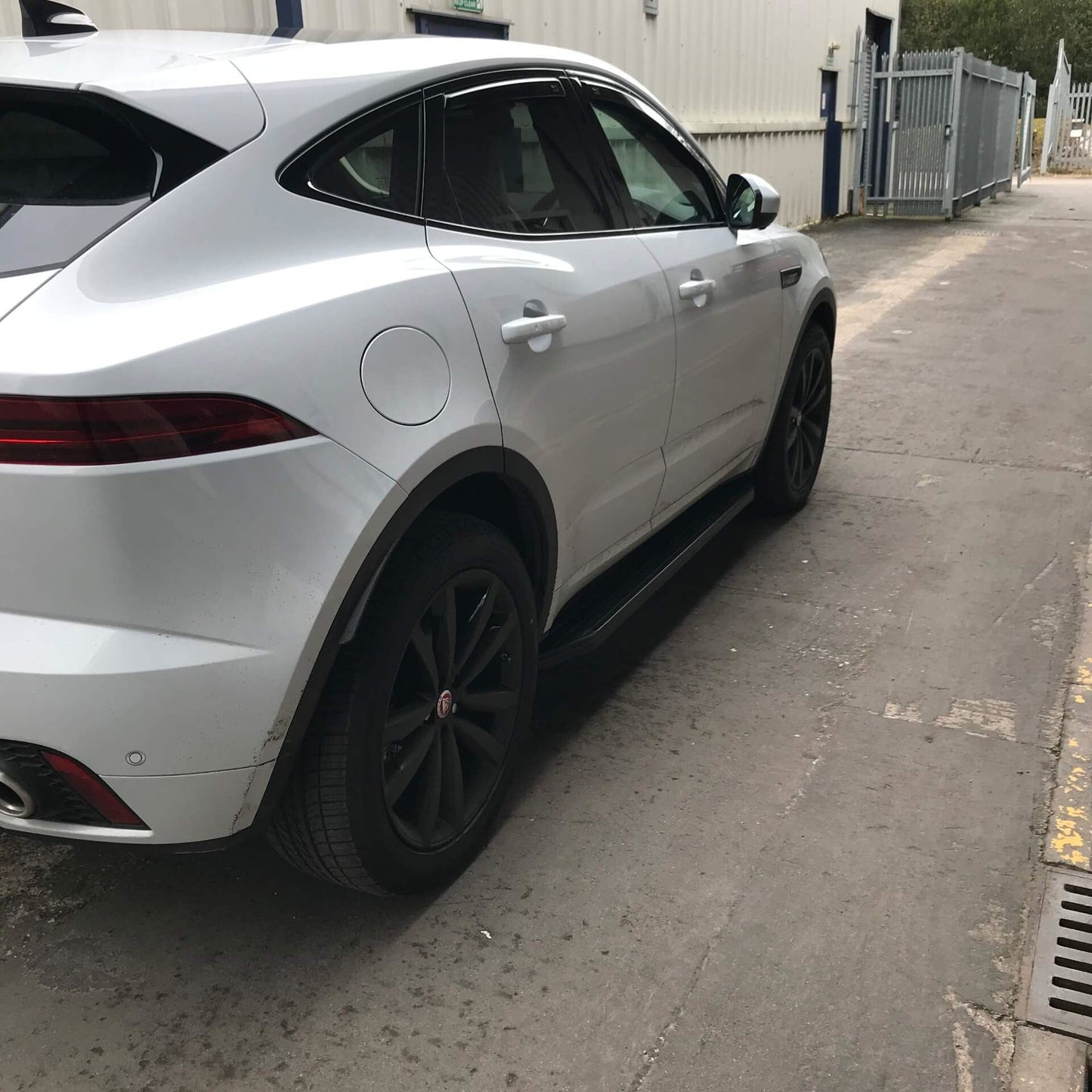 Direct4x4 Side Steps and Bars Black Raptor Side Steps Running Boards for Jaguar E-PACE 2018+