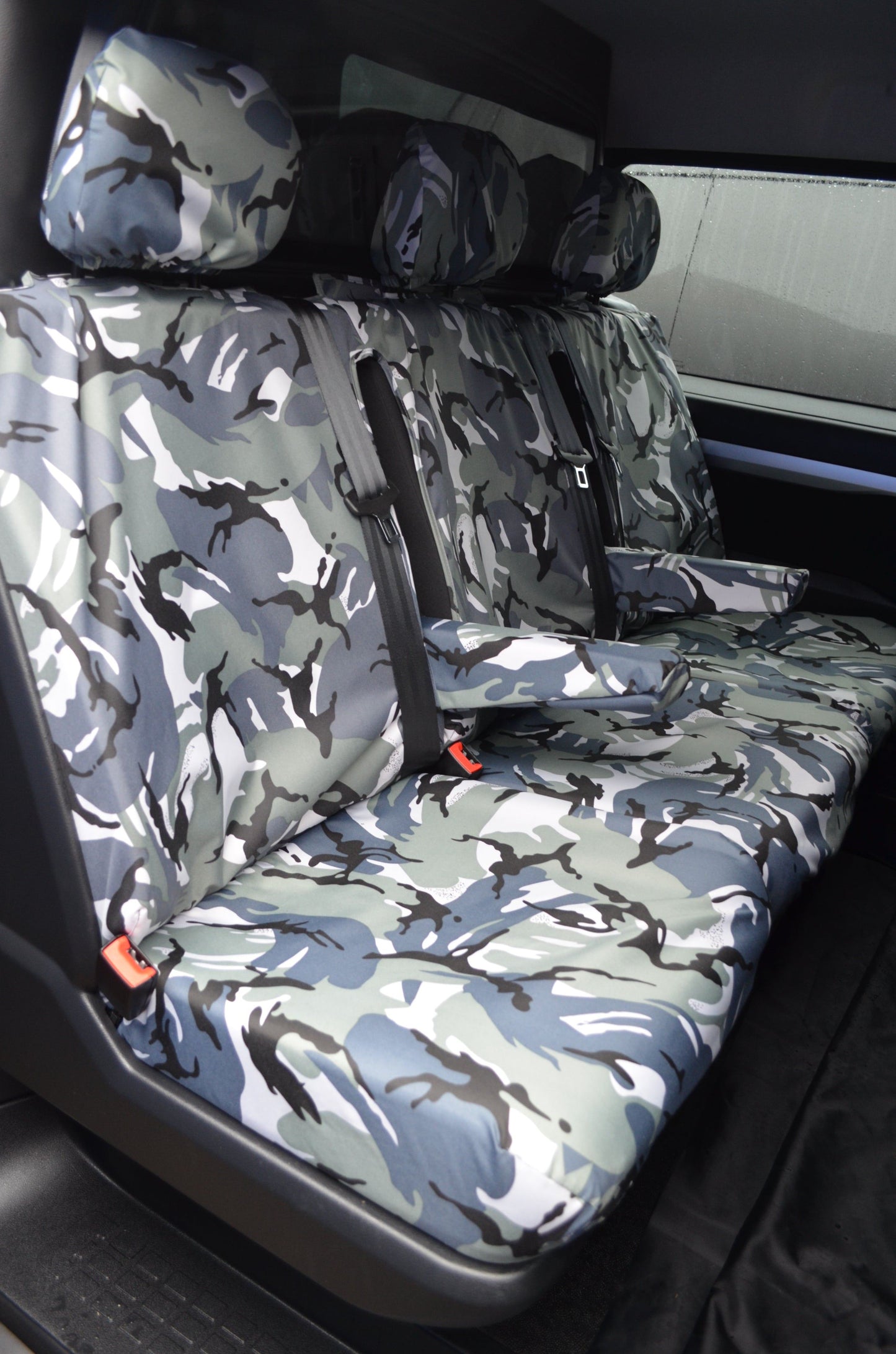 Turtle Covers Seats Tailored Seat Covers Fits Toyota Proace 2016+ Crew Cab Rear Tailored Seat Cover