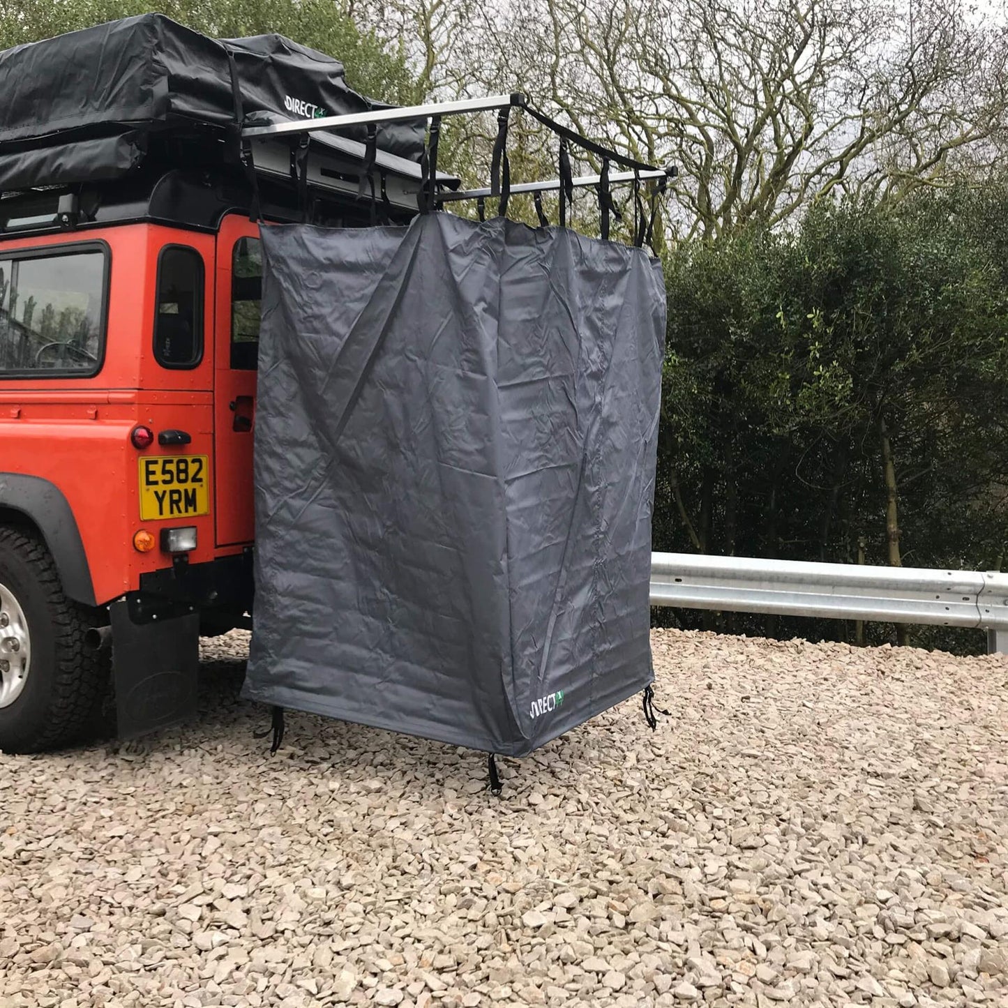 Direct4x4 Side Awnings Overland Expedition Fold-Out Shower Privacy Curtain Side Box Tent