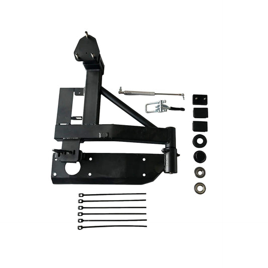 Direct4x4 Spare Wheel Carriers Heavy Duty Spare Wheel Tyre Carrier Frame for Land Rover Discovery 3 and 4