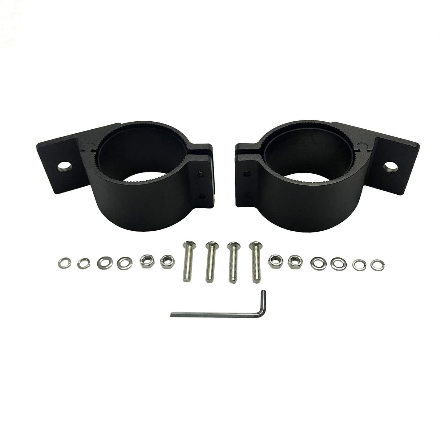 Direct4x4 Spotlights Black 2.5 Inch Aluminium Spotlight Bracket Clamp