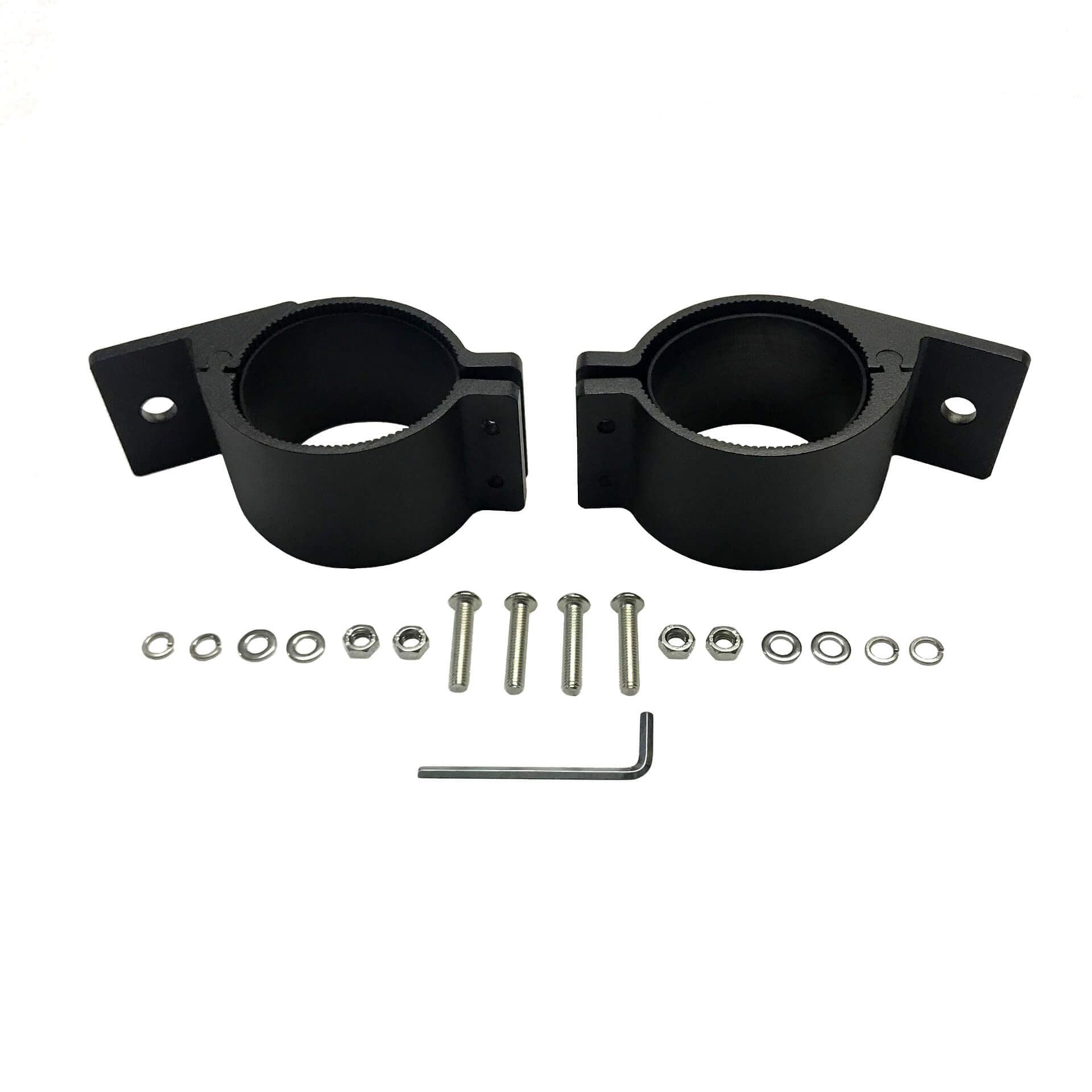 Direct4x4 Spotlights Black 2.5 Inch Aluminium Spotlight Bracket Clamp