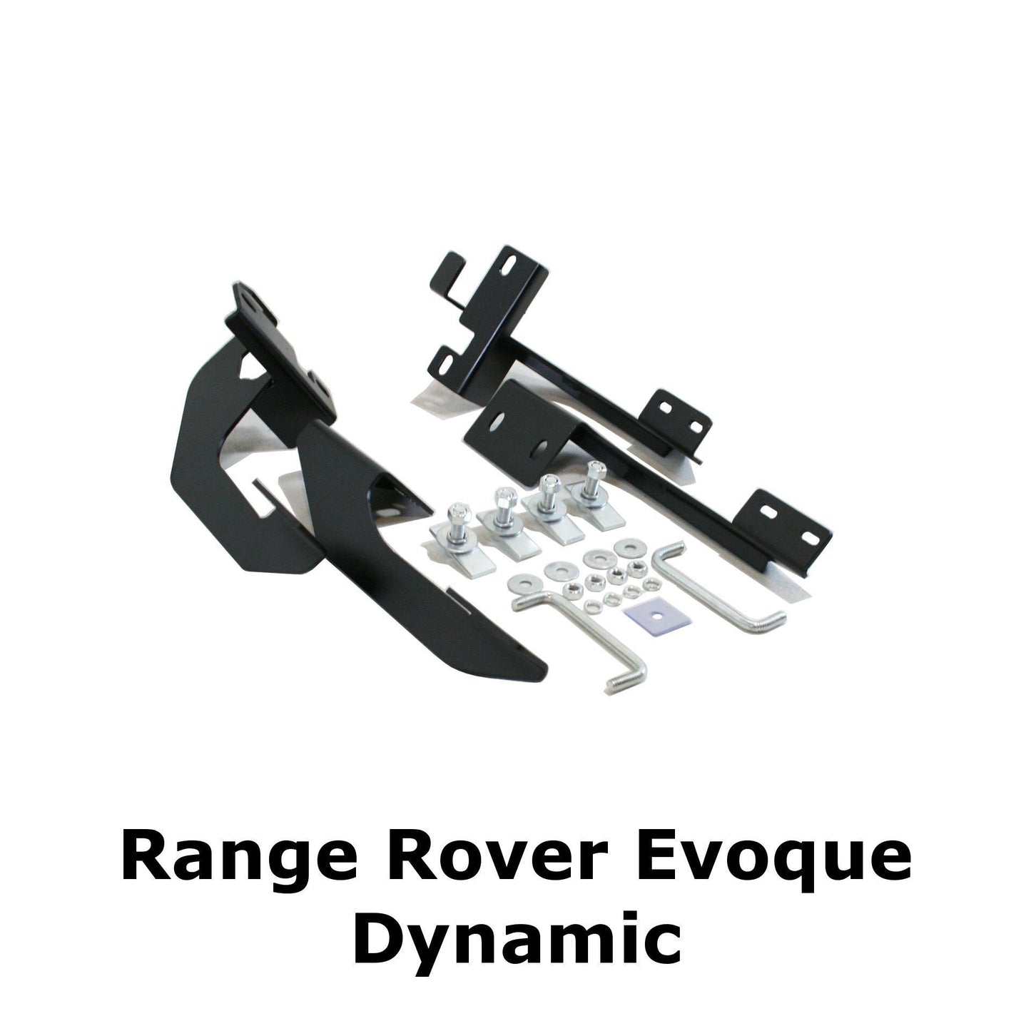 Direct4x4 Side Steps and Bars Black Raptor Side Steps Running Boards for Range Rover Evoque Dynamic/HSE 11-18