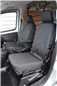 Turtle Covers Seats Tailored Seat Covers Fits Fiat Fiorino Van 2008+ Front Seat Covers Driver's Seat and Folding Passenger Seat Black