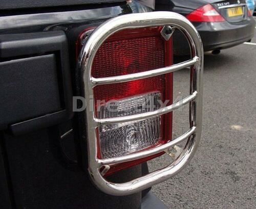 Direct4x4 Trim Accessories Stainless Steel Tail Light Guards for Jeep Wrangler JK Unlimited 2007-2017 2DR
