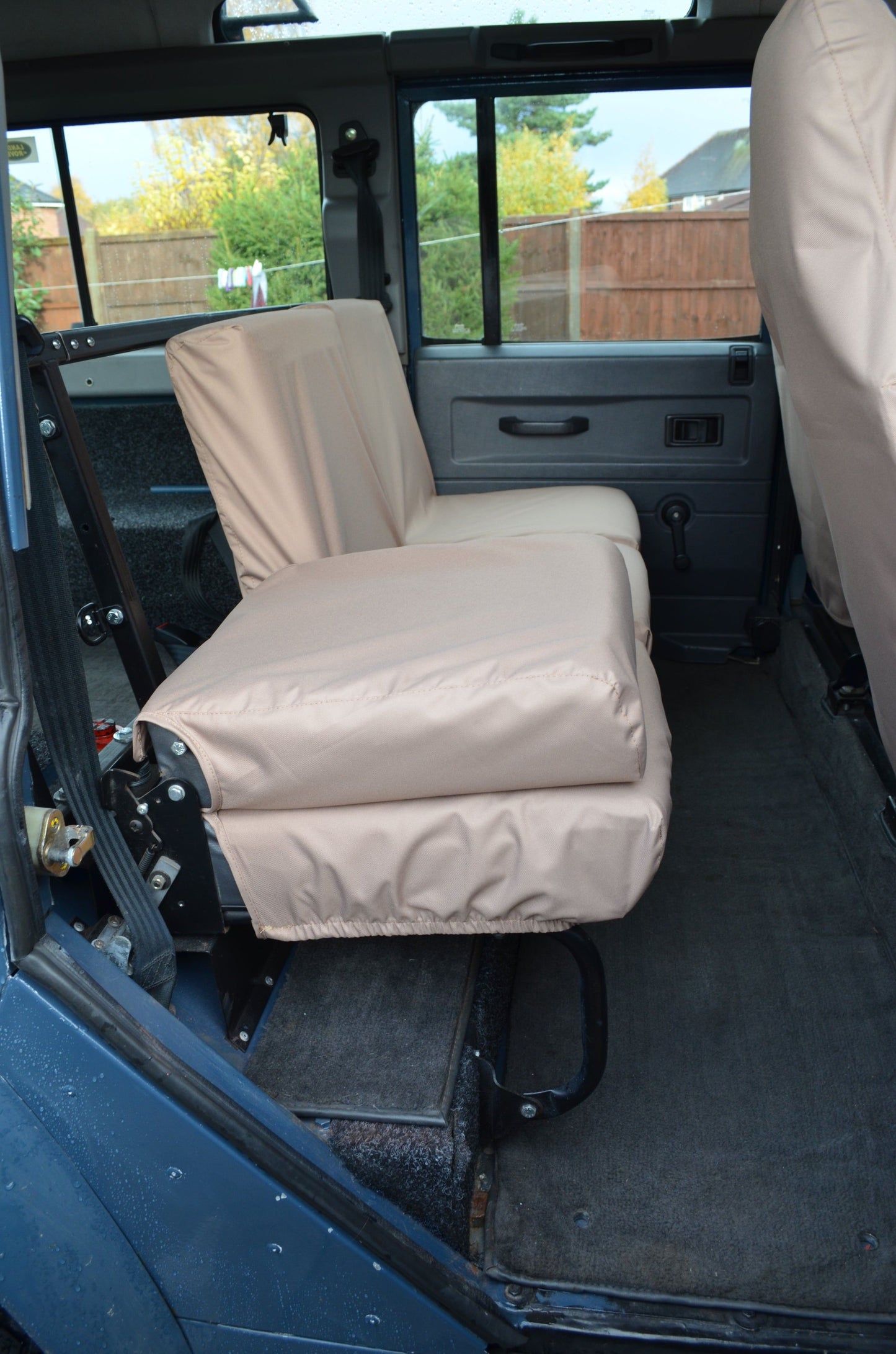 Turtle Covers Seats Tailored Seat Covers Fits Land Rover Defender 1983-2007 Rear Seat Covers