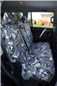 Turtle Covers Seats Tailored Seat Covers Fits Toyota Land Cruiser 2009-2023 Tailored Waterproof Seat Covers Right Hand Drive Rear Grey Camo