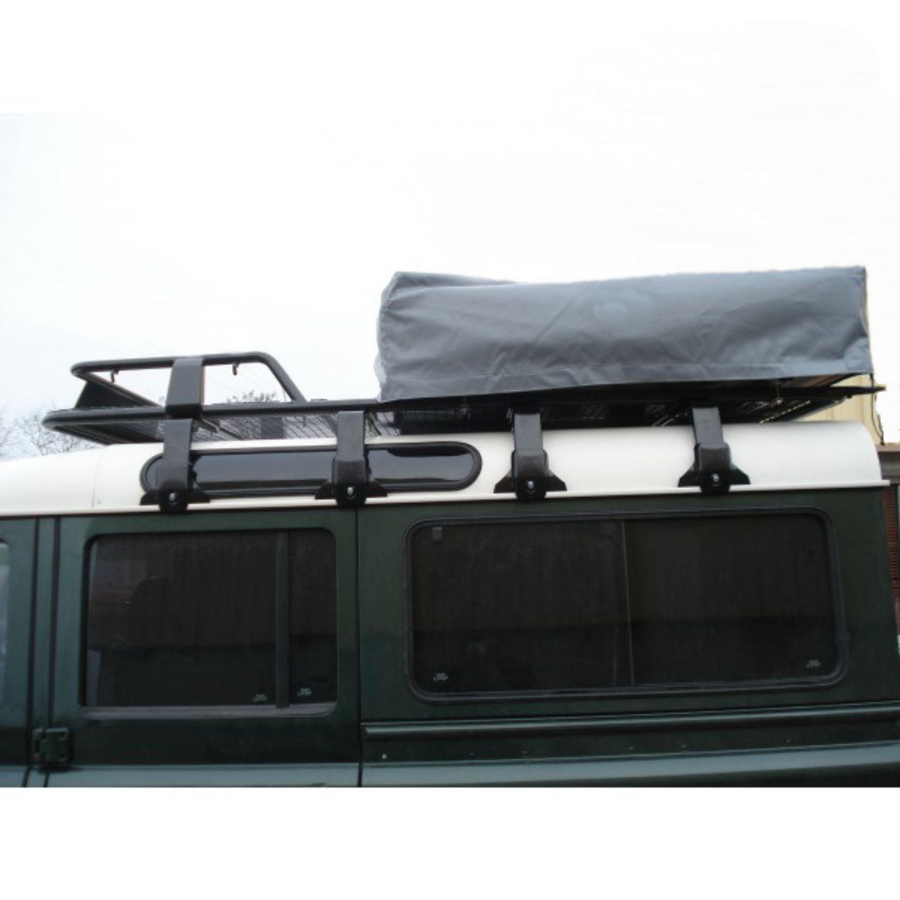 Direct4x4 Roof Racks Expedition Steel Front Basket Roof Rack for Land Rover Defender 90 1983-2016