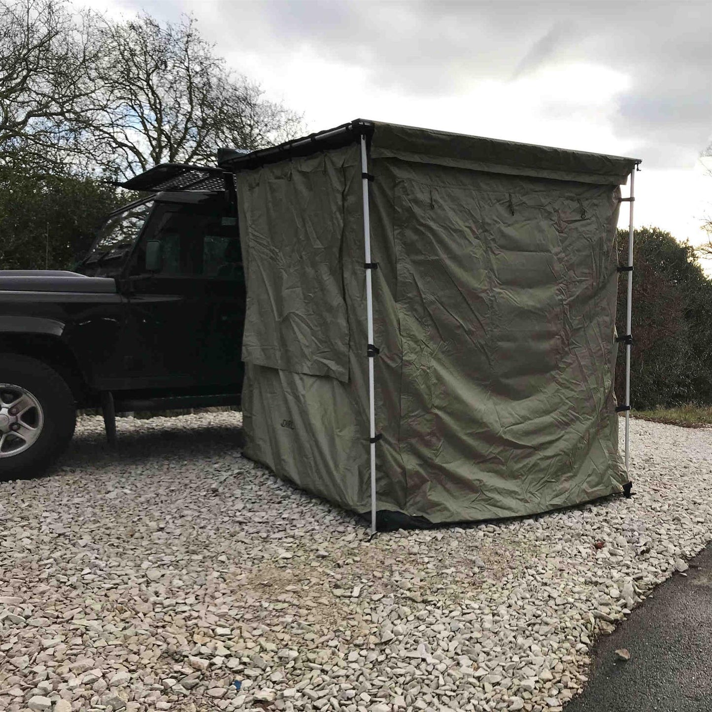 Direct4x4 Side Awning Addons & Accessories Front & Side Wall Addons for Direct4x4 Expedition Pull-Out Vehicle Side Awnings