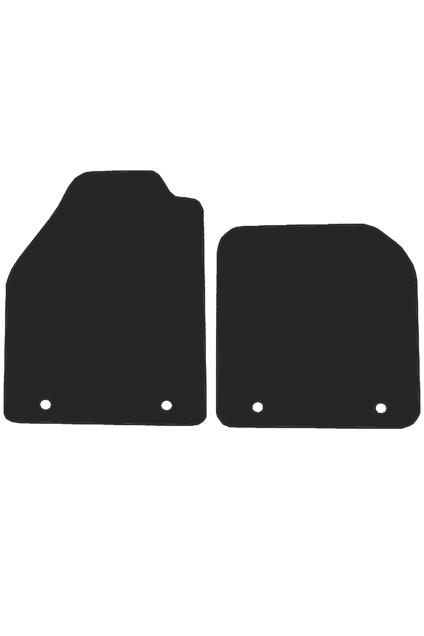 Turtle Covers Mats Tailored Rubber Mats Fits Ford Connect 2002-2014 Tailored Front Rubber Mats