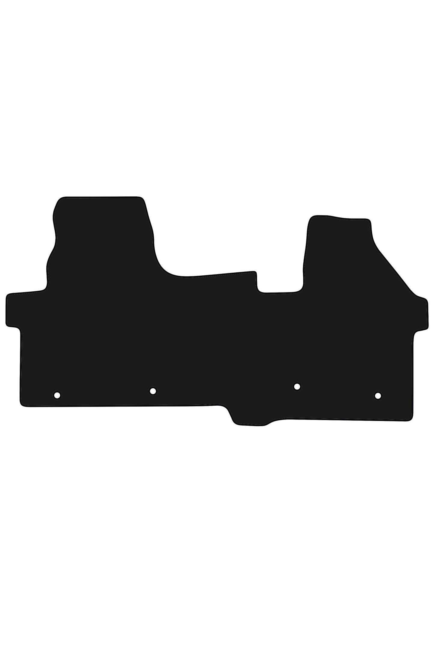 Turtle Covers Mats Tailored Rubber Mats Fits Ford Transit Custom 2023+ Tailored Front Rubber Mats