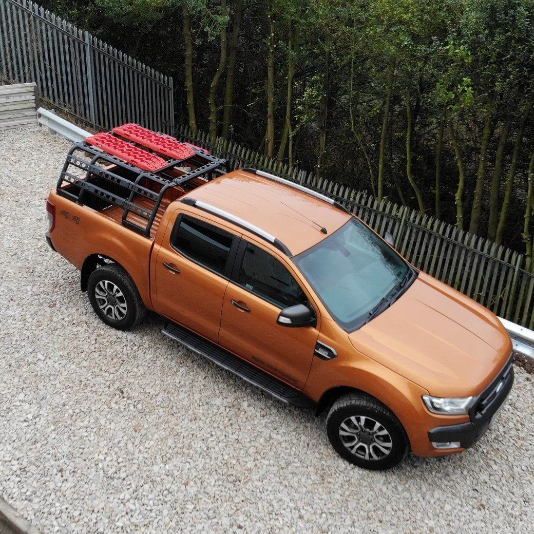 Direct4x4 Pickup Truck Cargo Racks Adjustable Expedition Load Bed Rack Frame System for Mitsubishi L200 96-05