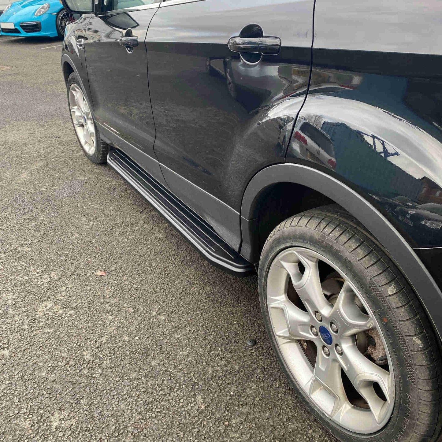 Direct4x4 Side Steps and Bars Black Raptor Side Steps Running Boards for the Ford Kuga 2013-2019