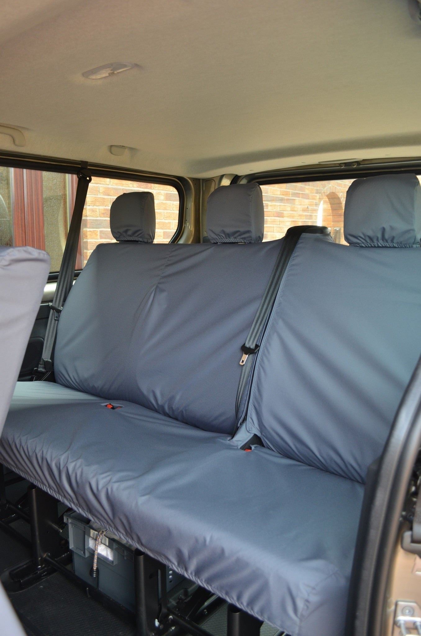 Turtle Covers Seats Tailored Seat Covers Fits Nissan Primastar 2022+ 9-Seater Minibus Seat Covers