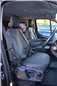 Turtle Covers Seats Tailored Seat Covers Fits Ford Transit Van 2014+ Tailored Front Seat Covers Right Hand Drive Driver's Seat and Single Passenger Black