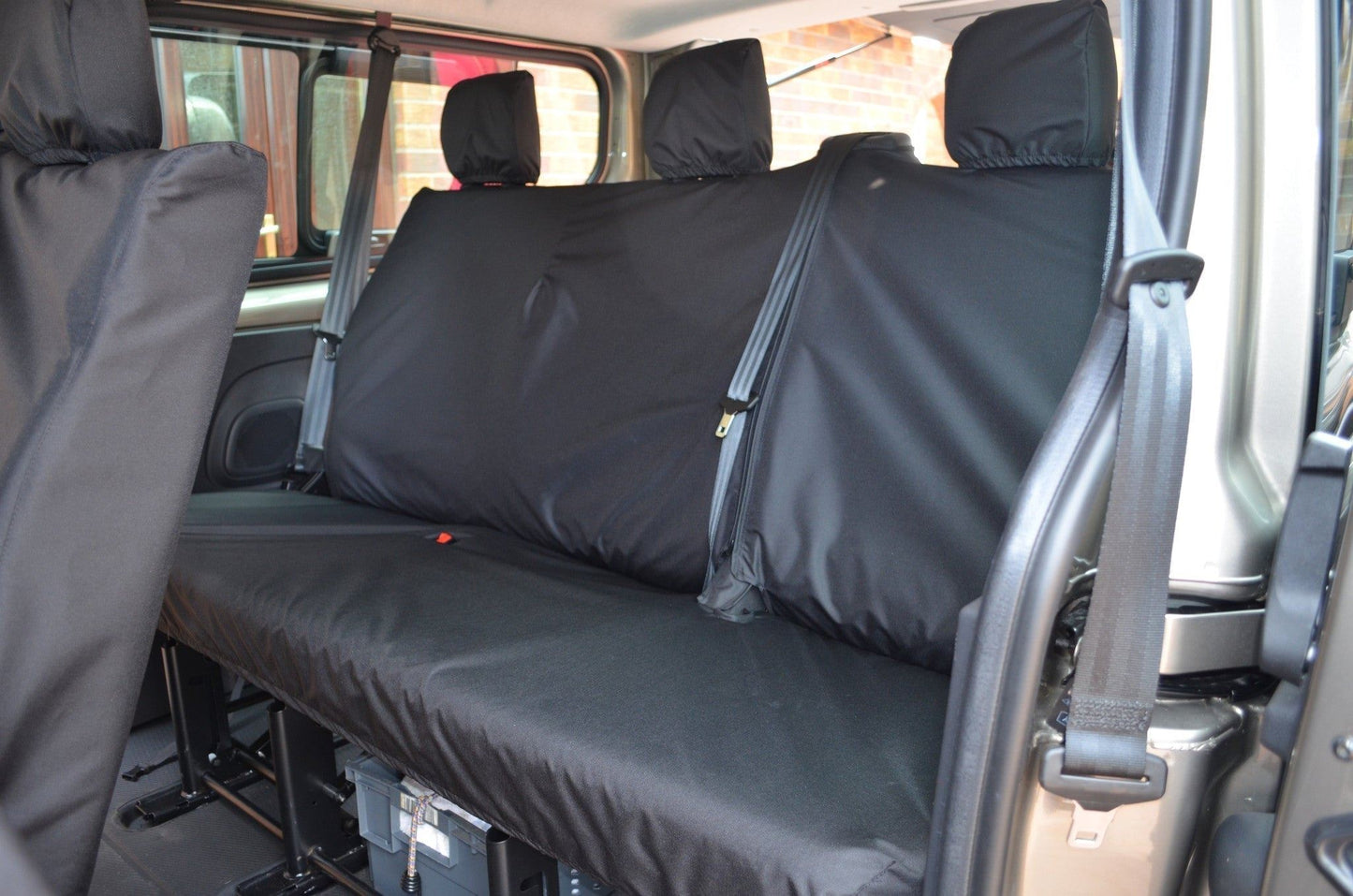 Turtle Covers Seats Tailored Seat Covers Fits Nissan Primastar 2022+ 9-Seater Minibus Seat Covers