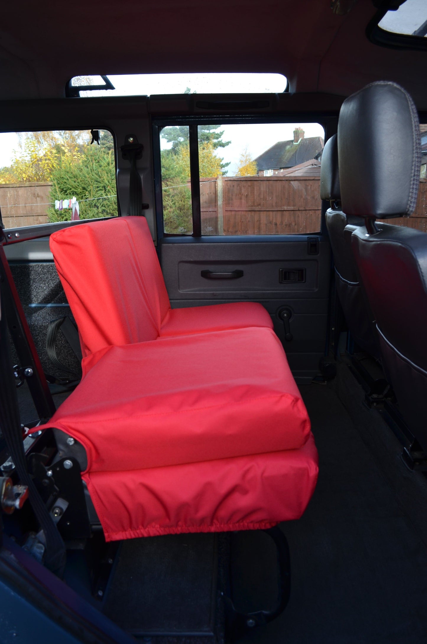 Turtle Covers Seats Tailored Seat Covers Fits Land Rover Defender 1983-2007 Rear Seat Covers