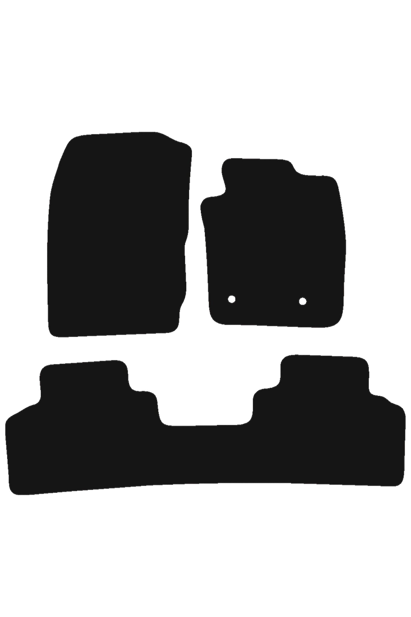 Turtle Covers Mats Tailored Rubber Mats Fits Ford Courier 2014-2023 Tailored Rubber Mats
