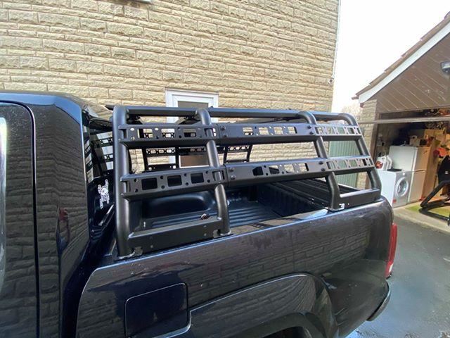Direct4x4 Pickup Truck Cargo Racks Adjustable Expedition Load Bed Rack Frame System for Mitsubishi L200 96-05
