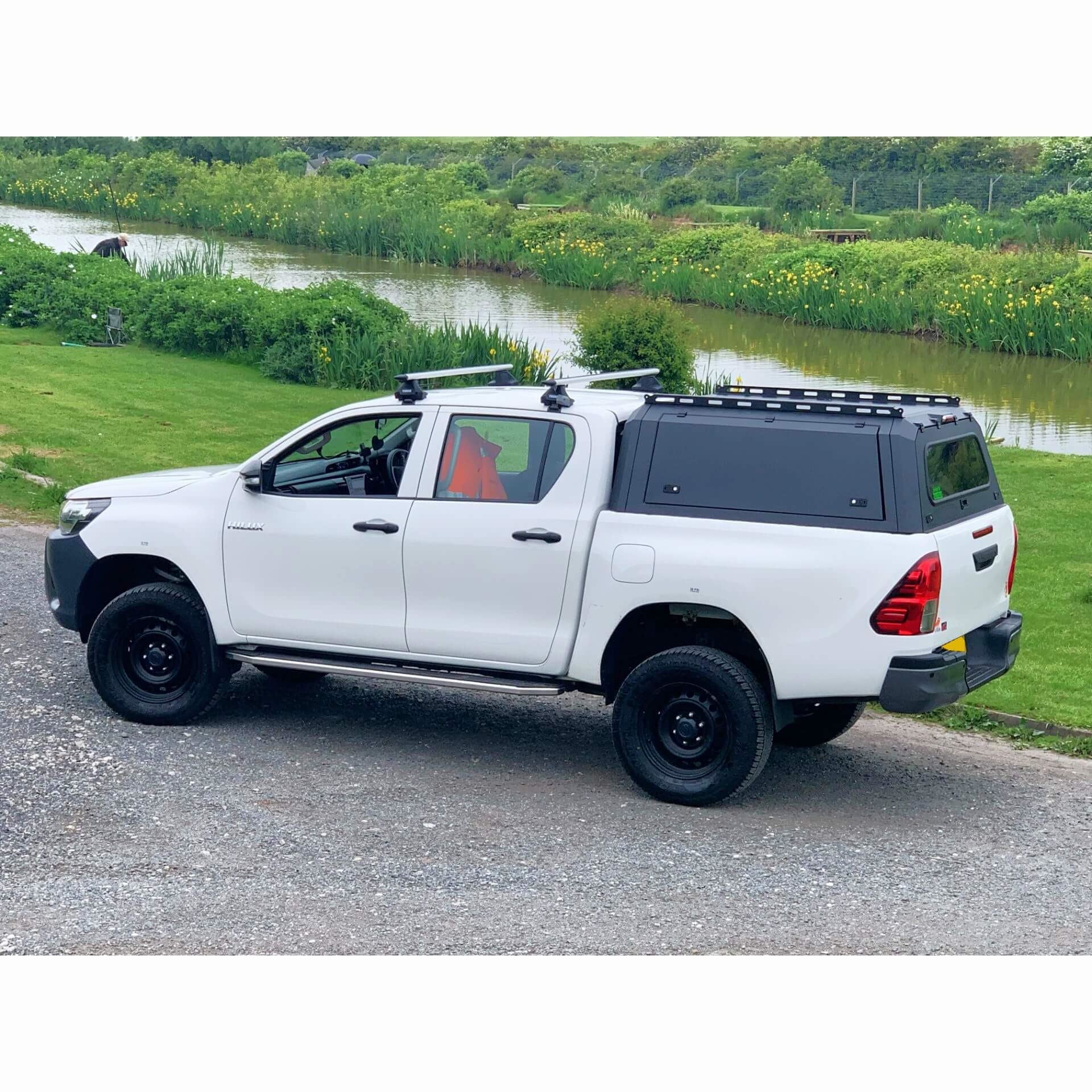 Direct4x4 Pickup Truck Hardtop Canopies Steel Expedition Load Bed Canopy for the Toyota Hilux 2016+ Double Cab