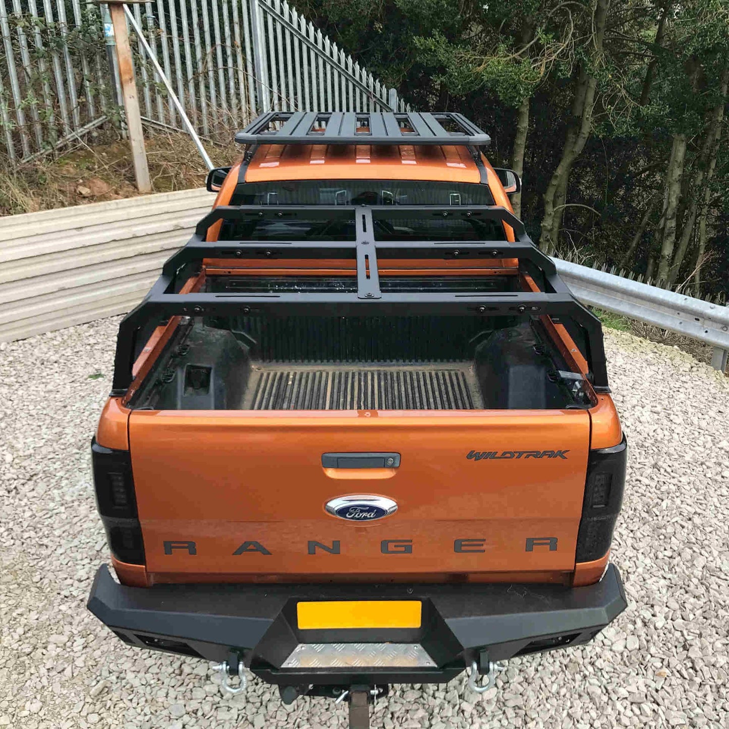 Direct4x4 Pickup Truck Cargo Racks Low Height Adjustable Load Bed Roof Tent Cargo Rack for Nissan Navara D40 06-15