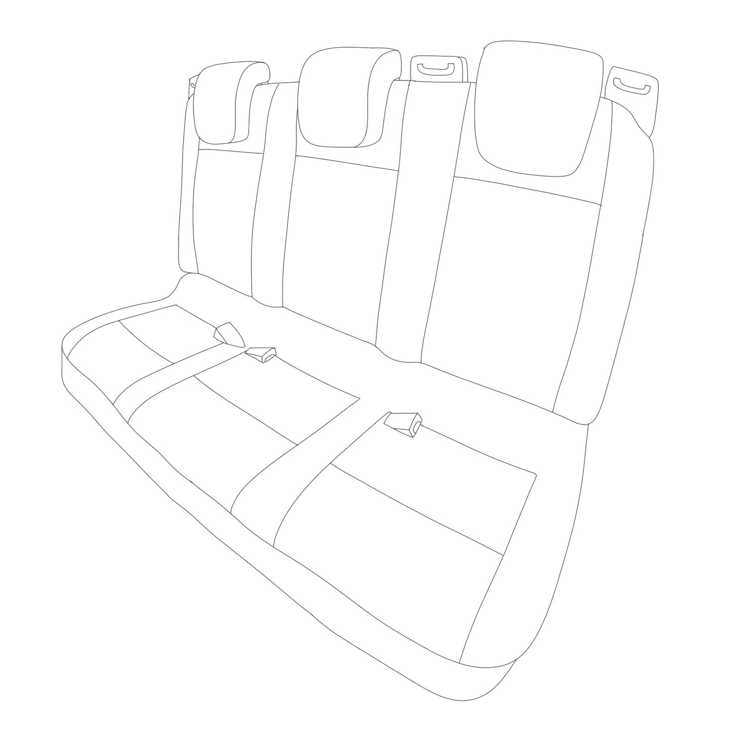 Turtle Covers Seats Tailored Seat Covers Fits Ford Custom Tourneo Shuttle Bus 2018-2023 Tailored Seat Covers