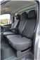Turtle Covers Seats Tailored Seat Covers Fits Nissan Primastar 2022+ Waterproof Front Seat Covers Right Hand Drive Folding Middle Seat & Underseat Storage Black
