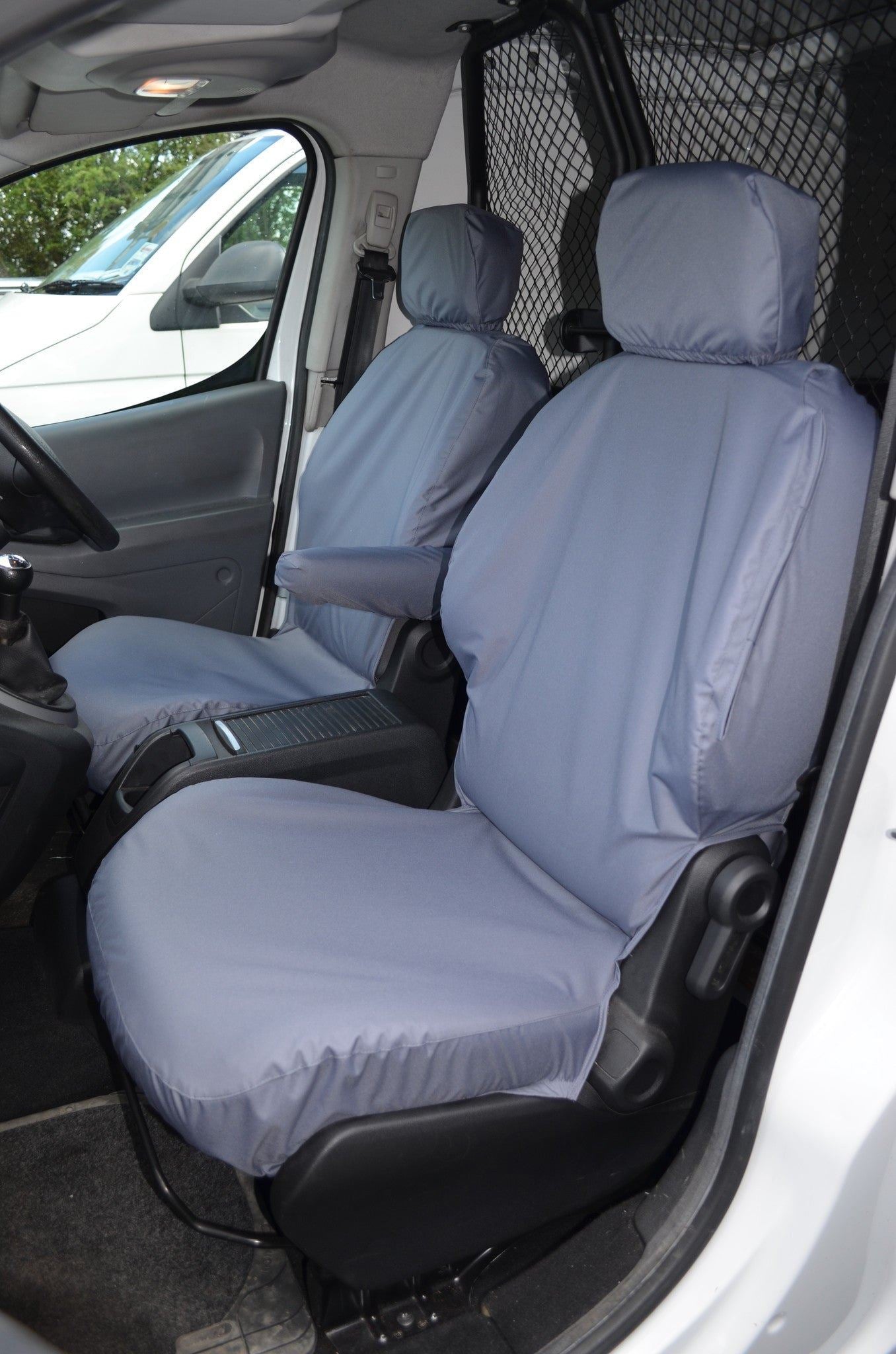 Turtle Covers Seats Tailored Seat Covers Fits Peugeot Partner Van 2008-2018 Front Seat Covers