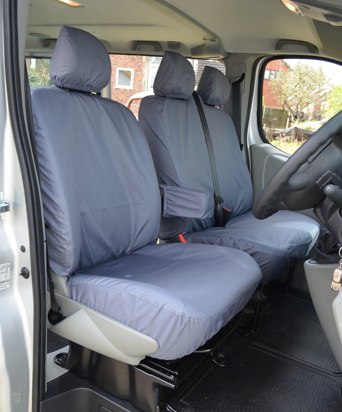 Turtle Covers Seats Tailored Seat Covers Fits Nissan Primastar 2006-2014 Tailored Front Seat Covers