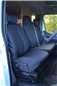 Turtle Covers Seats Tailored Seat Covers Fits Nissan NV400 Van 2011+ Tailored Front Seat Covers Right Hand Drive Folding Middle Seat - 1 Piece Bench Black
